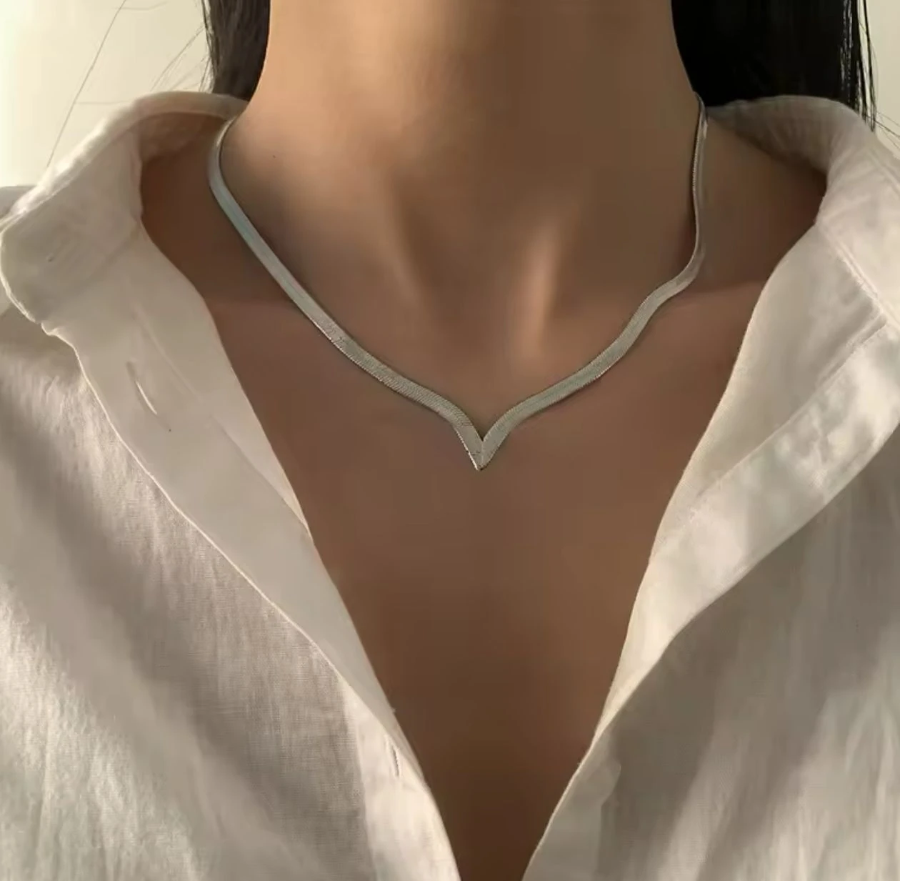 Çelik Zarif V Sirma Kolye