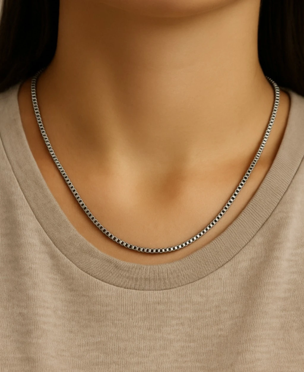 Minimal Box Zincir Kolye